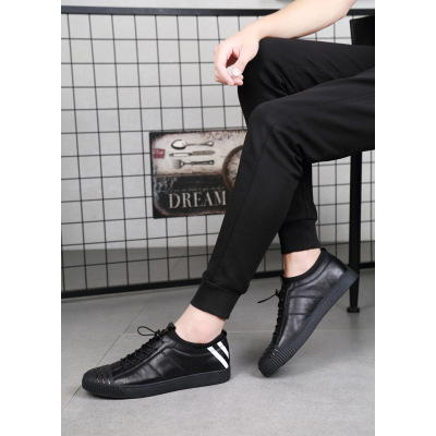 2021 summer new foot men's casual leather shoes leather fashion first layer cowhide anti-skid wear manufacturers direct sales